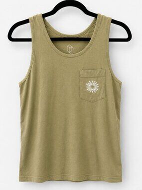 Original Use Men’s Small Olive Green Sun Pocket Tank Top